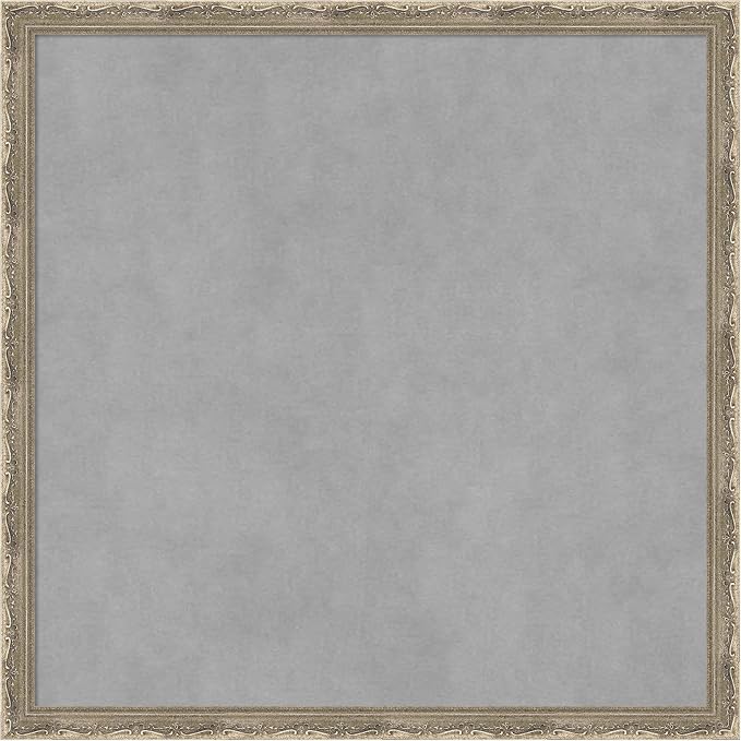 Amanti Art Silver Framed Magnetic Board 22x22 Medium Vision Board by AmantiArt