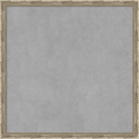 Amanti Art Silver Framed Magnetic Board 22x22 Medium Vision Board by AmantiArt