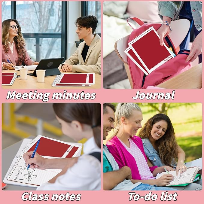 16 Pack Steno Pads 6 x 9 in Top Spiral Notebook Bulk Pack 960 Total Sheets - Image 7