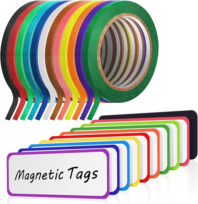 Fainne 12 Roll 1/8 Whiteboard Thin Tape by Fainne
