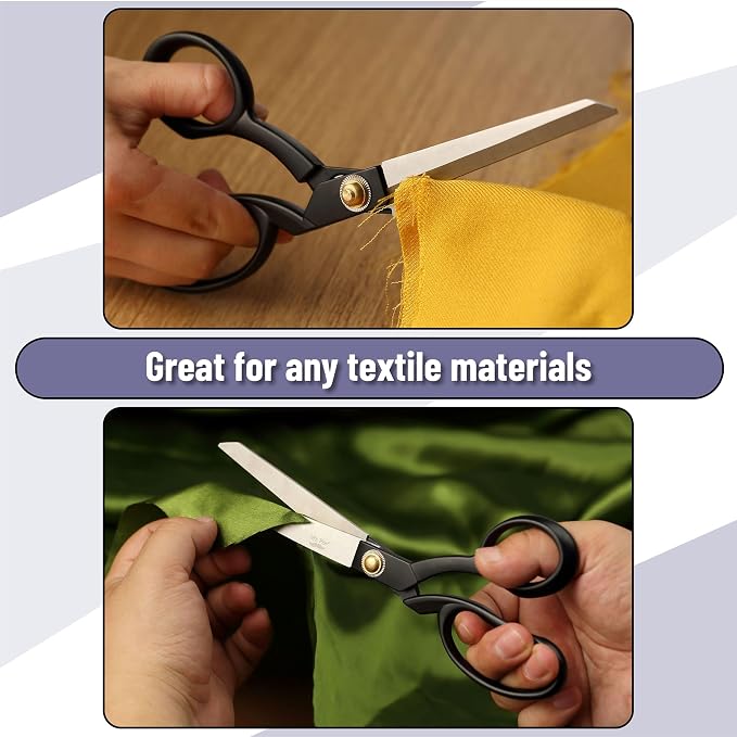 Mr. Pen- Fabric Scissors, 8-inch Black Premium Tailor Scissors, Sewing Scissors - Image 4