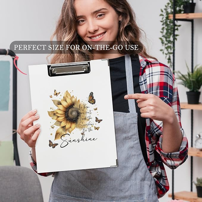 Sunflower Inspirational Clipboard, Inspirational Gifts - Image 5