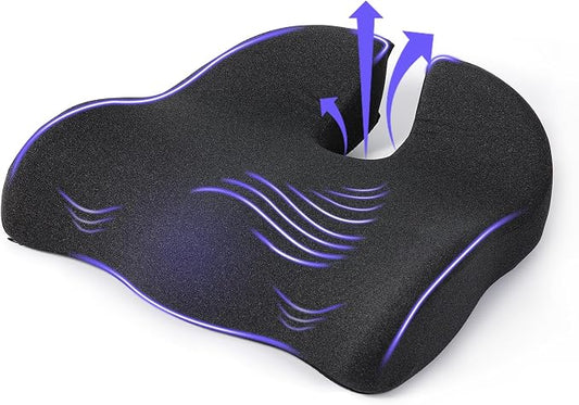 Seat Cushion for Office Chair, Large Thick Seat Cushion for Tailbone Pain Relief by DAPOTUGI
