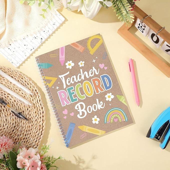 Fuyoooo Teacher Record Book Teacher Grade Books 2026-2027 Spiral Bound Record - Image 5