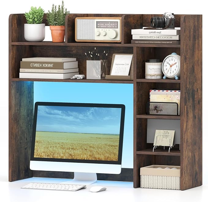 Tangkula Desktop Bookshelf by TANGKULA