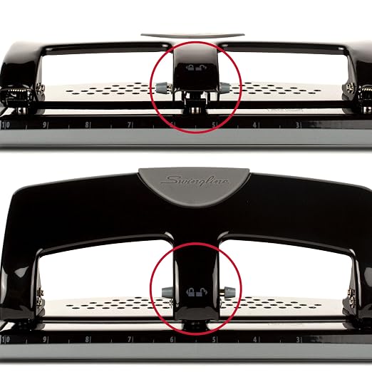 Swingline 3 Hole Punch, 20 Sheet Capacity Three Hole Puncher 3 Ring, Paper Punch - Image 7