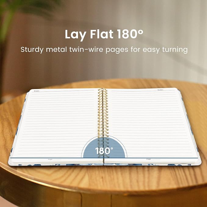 Taja Lined Spiral Journal Notebook - Image 4