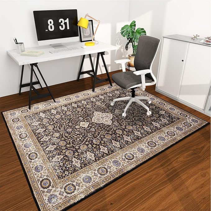 Office Chair Mat for Hardwood Floor, Machine Wash by CHAKME