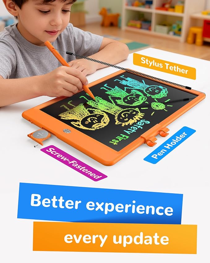 KOKODI LCD Writing Tablet, 10 Inch Colorful Doodle Board Drawing Tablet - Image 3