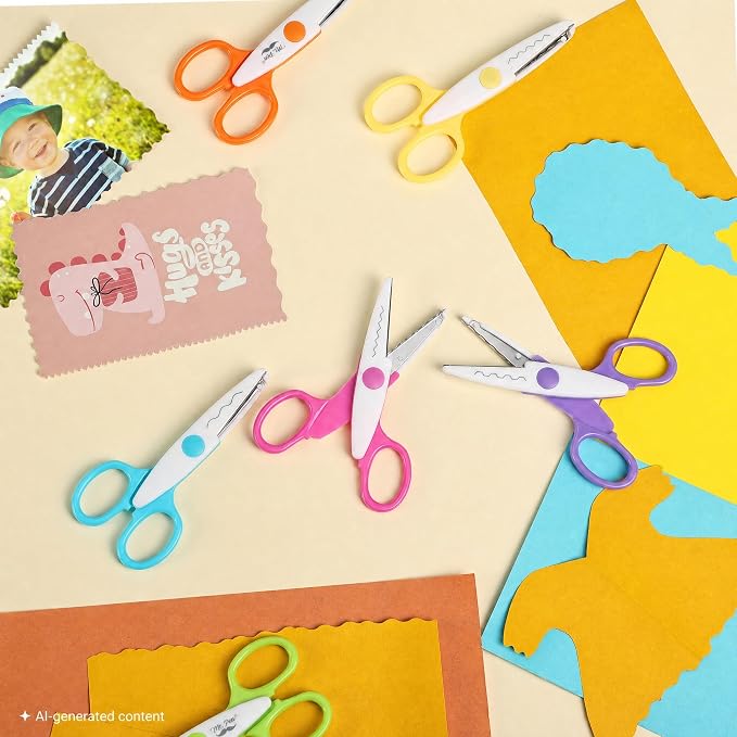 Mr. Pen- Craft Scissors Decorative Edge, 6 Pack, Scrapbooking - Image 7