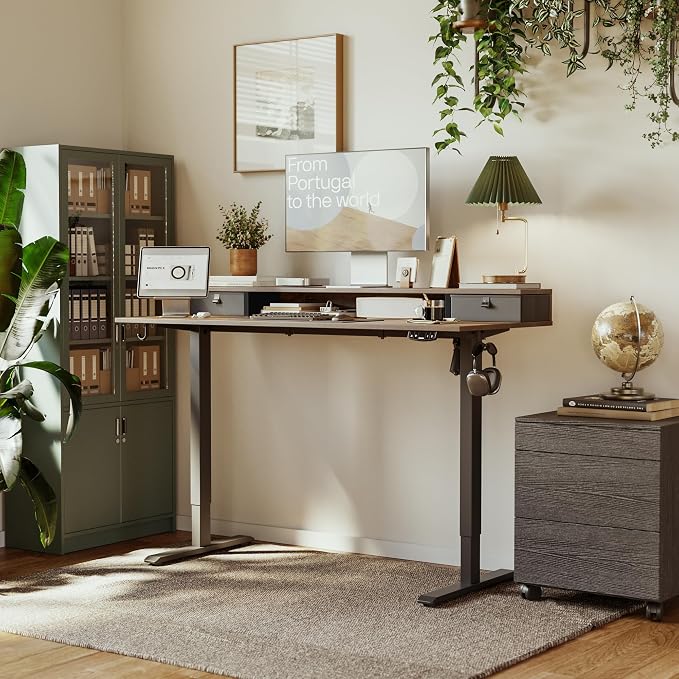 Agilestic 53 x 24 Inches Height Adjustable Electric Standing Desk - Image 4