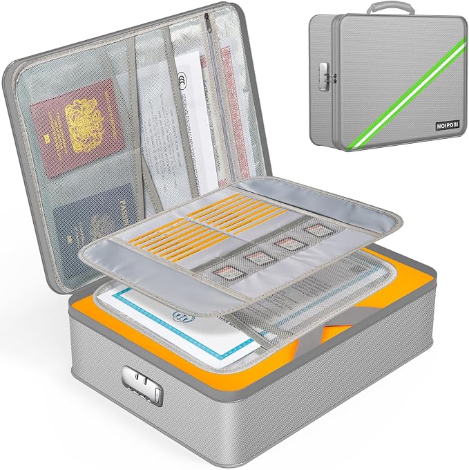 Noiposi 5200℉ Fireproof Document Box by Noiposi