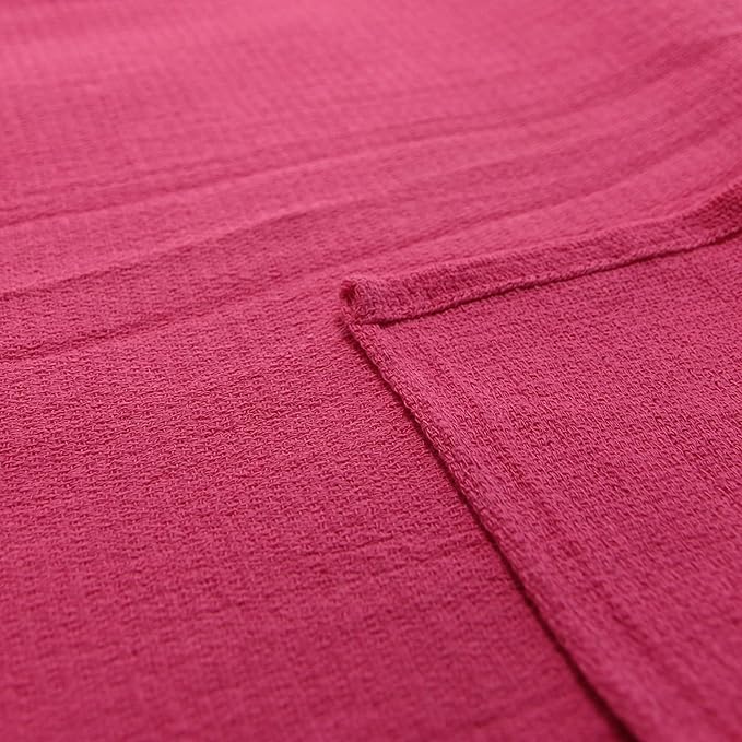 Arkwright Surgical Huck Towels - (Pack of 12) Lint Free & Highly Absorbent Pre-Treated Cotton Cleaning Cloths, Perfect for Medical, Auto Detailing, Window Glass, and Shop, 16 x 26 in, Pink-DeskLoop Office