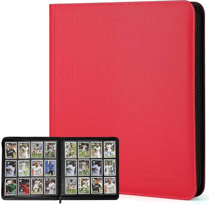 12-Pocket Business Card Binder holds 720 Cards, Premium Diamond Texture PU by CARDBINDER