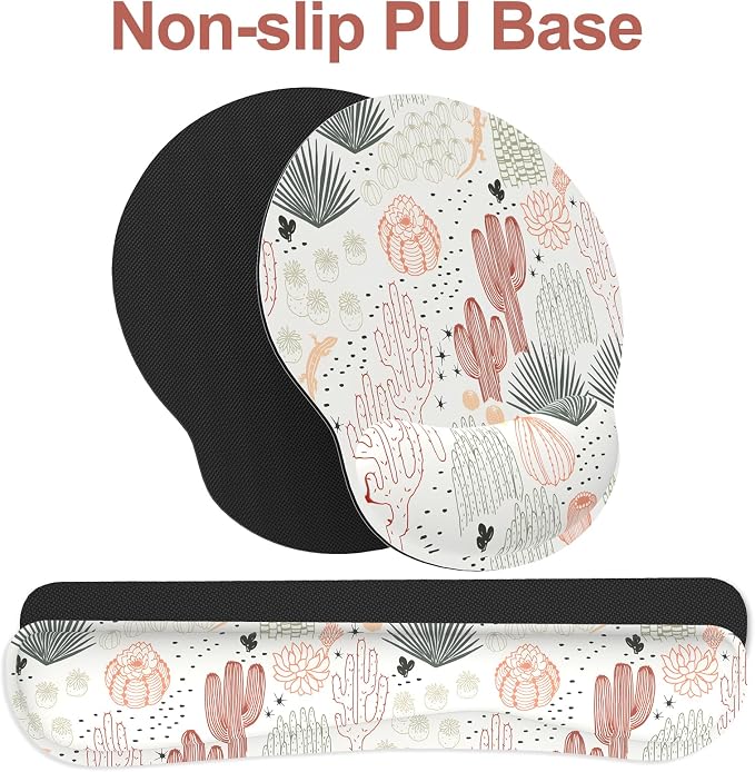 Ergonomic Mouse Pad with Wrist Rest and Keyboard Wrist Rest, Mousepad and Wrist - Image 4