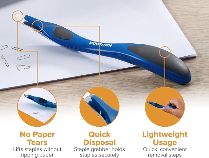Bostitch Office Professional Push Style Easy Staple Remover - Image 7