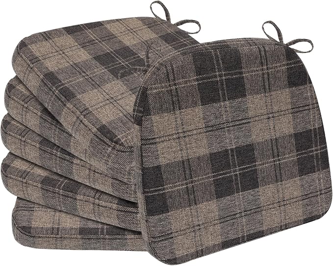 AAAAAcessories D-Shaped Chair Cushions, Machine-Washable Cover by AAAAAcessories