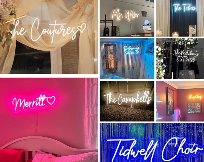 Custom Neon Sign, Neon Sign Customizable - Image 3