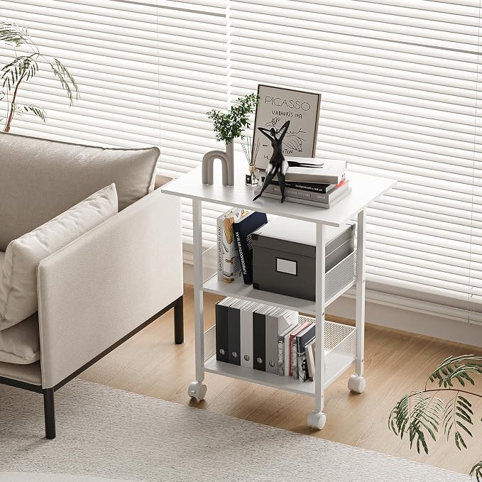BOHDK Printer Stand, 3-Tier Industrial Large Printer Table - Image 4