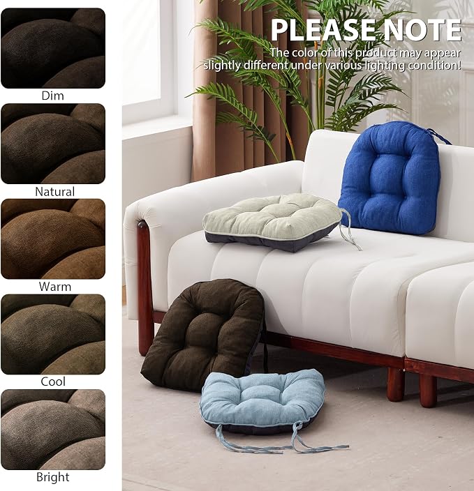 IASEAHK Chair Cushions for Dining Chairs, Seat Cushions for Kitchen Chairs - Image 7