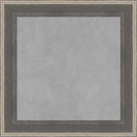 Amanti Art Grey Framed Magnetic Board 21x21 Small Vision Board by AmantiArt