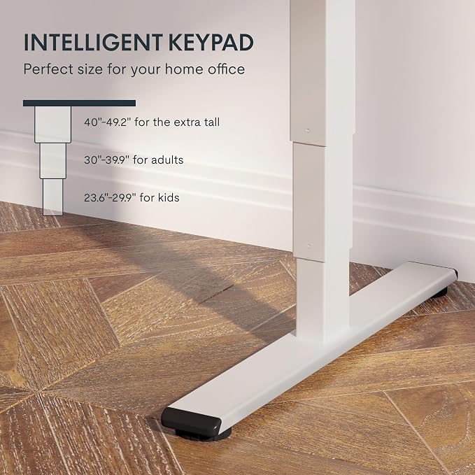 FLEXISPOT E6 Essential 3 Stages Dual Motor Electric Standing Desk 48x24 Inch - Image 3