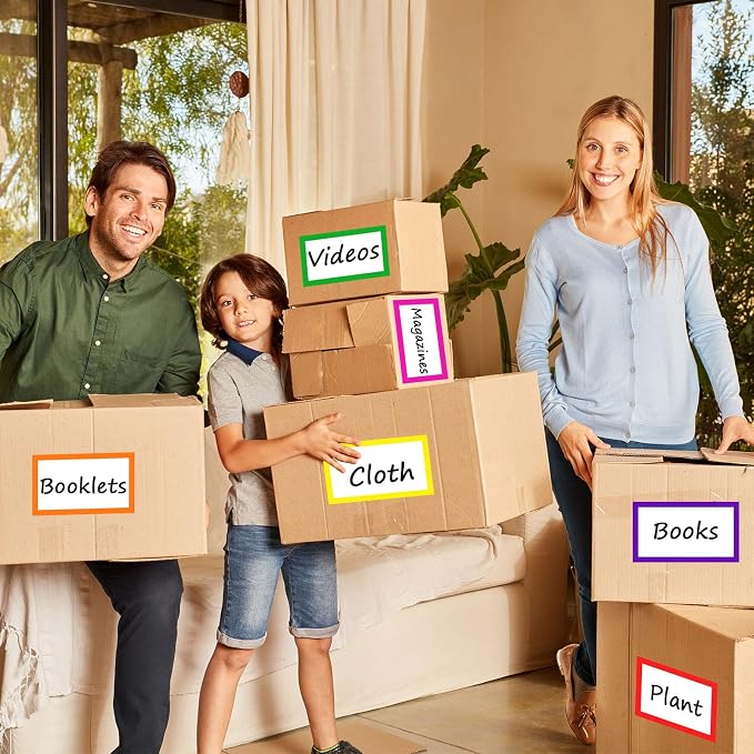6 x 4 inch Large Moving Labels for Boxes, Blank Moving Boxes Labels Stickers - Image 4