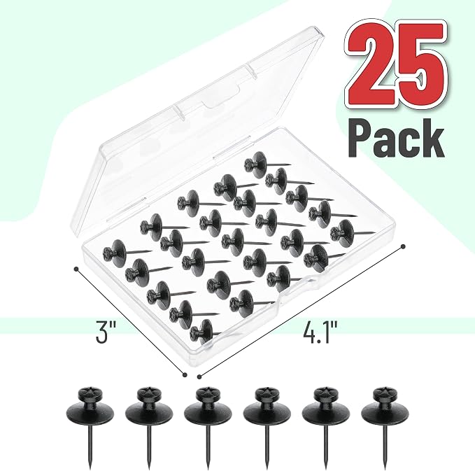 Mr. Pen- Double Headed Picture Hanging Nails, 25 Pack, Picture Nails | Tacks - Image 2