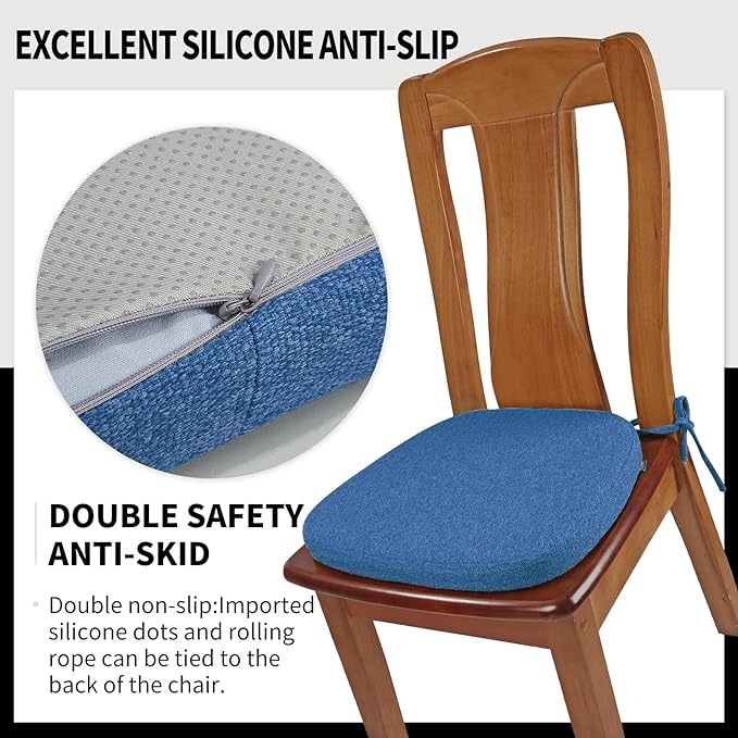 SINOSSO 1 Pack Memory Foam Chair Cushions - Image 6