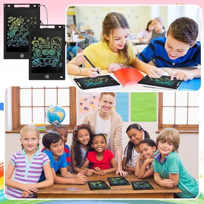 Zonon 4 Pcs LCD Writing Tablet 8.5 Inch Doodle Board Tablet Drawing Gifts LCD - Image 3