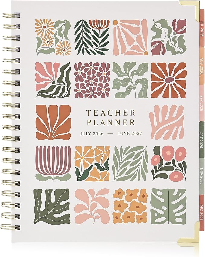 Aesthetic Teacher Planner For The 2026-2027 Academic School Year by ZICOTO