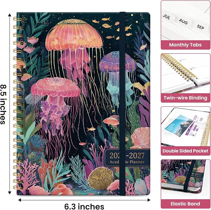 Planner 2026-2027, Academic Year Monthly and Weekly Calendar Planner, Jul 2026 - Image 4
