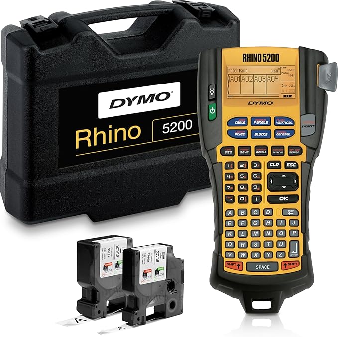 DYMO Industrial Label Maker & Carry-Case RhinoPRO 5200 Label Maker, by Unknown
