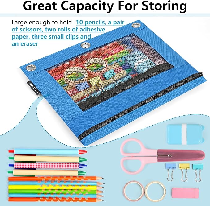 Forvencer Adorable Zipper Pencil Pouch, Cute Zipper Pouch - Image 7