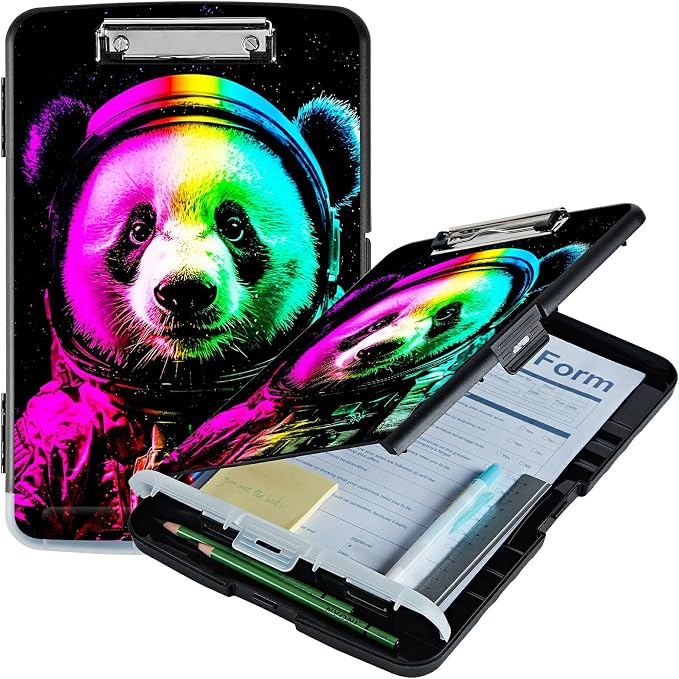 Planet Panda A4 Clipboard with Storage Pen Holder, Clipboards Organizer Nursing by Unknown