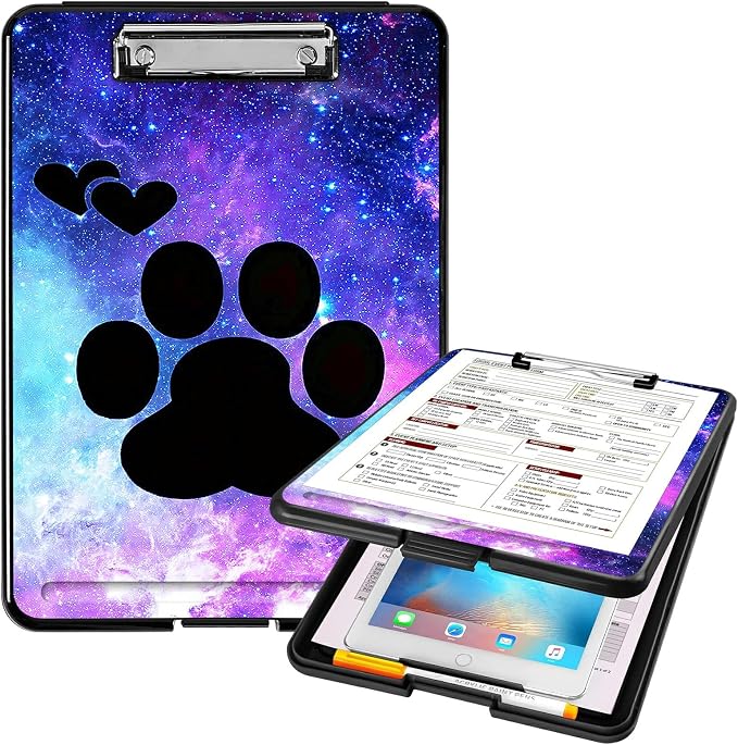 A4 Clipboards, Heavy Duty Waterproof Nursing Plastic Folder Clipboard by Unknown