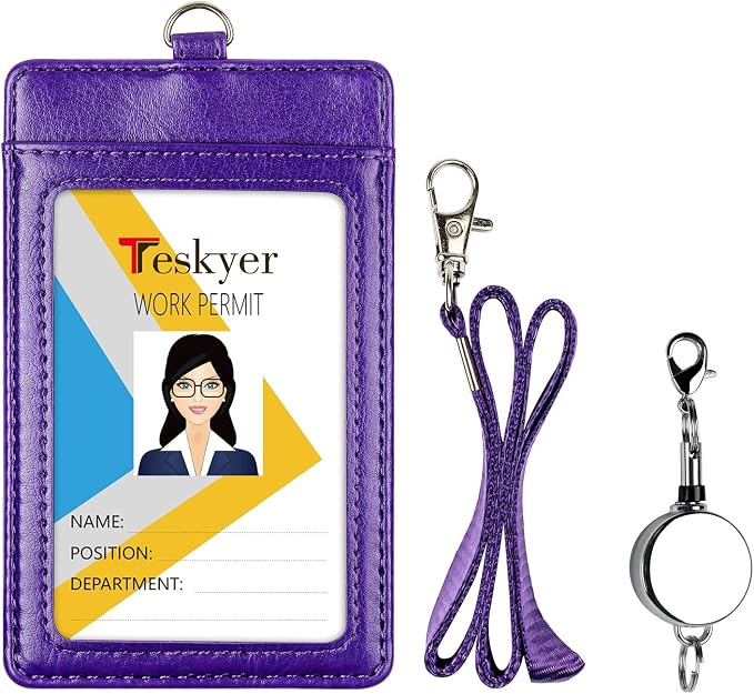 Teskyer Leather Badge Holder - Image 6