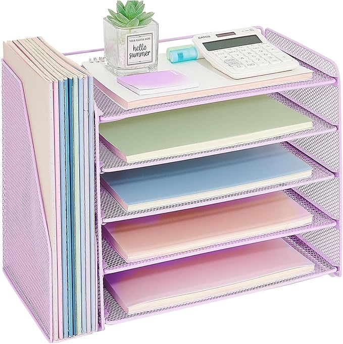 OPNICE Desk Organizer, 5-Tier Paper Organizer Letter Tray by OPNICE