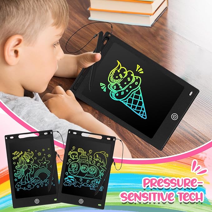 Zonon 4 Pcs LCD Writing Tablet 8.5 Inch Doodle Board Tablet Drawing Gifts LCD - Image 6