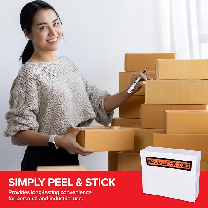 100 Piece Waterproof Packing List Envelopes, Invoice & Packing Slip Pouches - Image 6