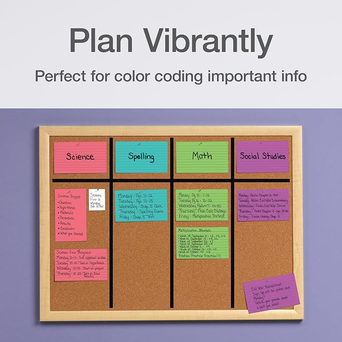 Oxford Ruled Index Cards, Lined Note Cards, Flashcards - Image 3