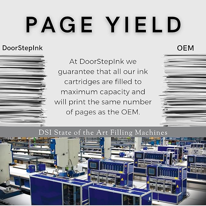 DoorStepInk Remanufactured Ink Cartridges for HP 15 C6615DN Black 2 Pack – Compatible with HP DeskJet 810C, 812C, 825C, 825cvr, Officejet 5110, V40, 5110xi, PSC 500, 950, 750, High Yield USA Made-DeskLoop Office