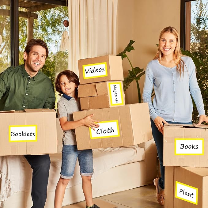 6 x 4 inch Large Moving Labels for Boxes, Blank Moving Boxes Labels Stickers - Image 4