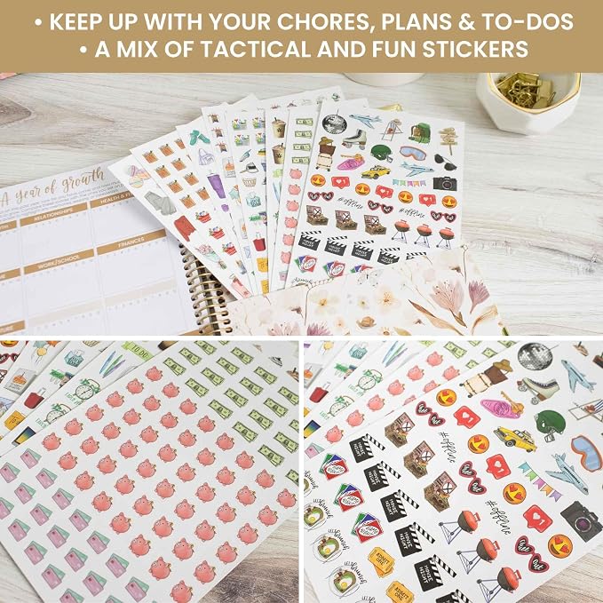 bloom daily planners Vintage Hand-Drawn Everyday Essentials Planner Stickers - Image 4