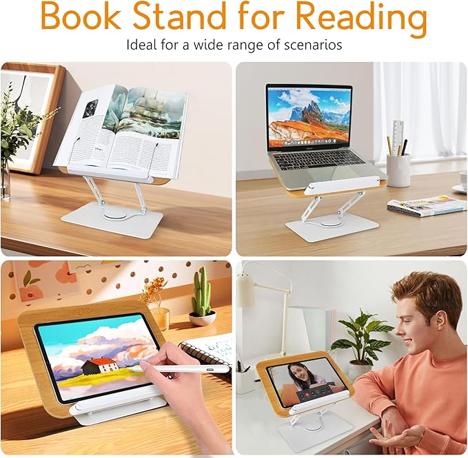 trophable Book Stand for Reading Cookbook Stand Book Holder - Image 4