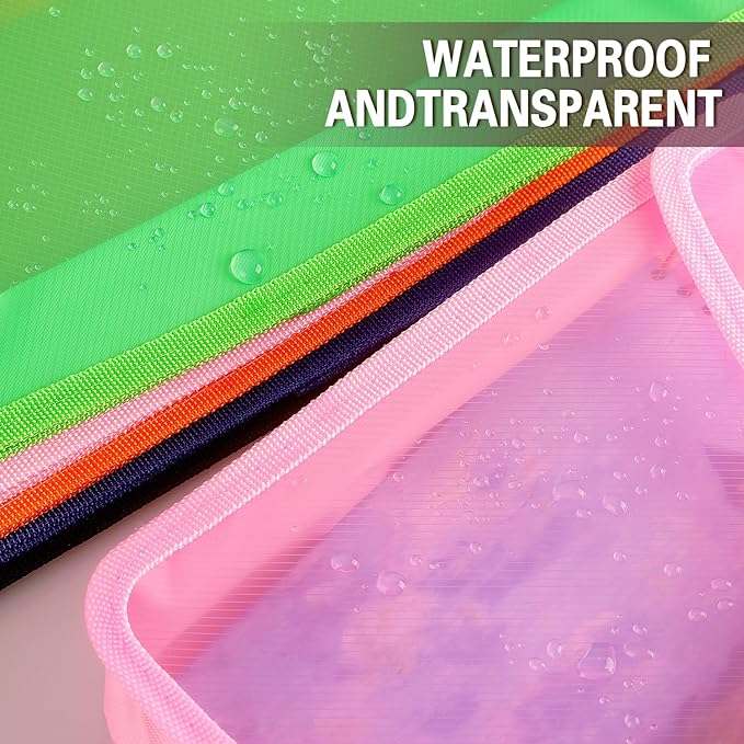 Plastic Expanding File Folder, Transparent envelopes - Image 5