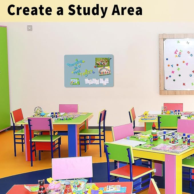 2Pack Magnetic Board 17.5" x 11.4" Magnet Bulletin Board is Suitable - Image 3