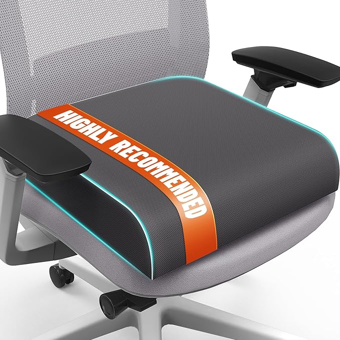 SweetSlubr Seat Cushion for Tailbone Pain Relief, Office Chair Cushion by Unknown