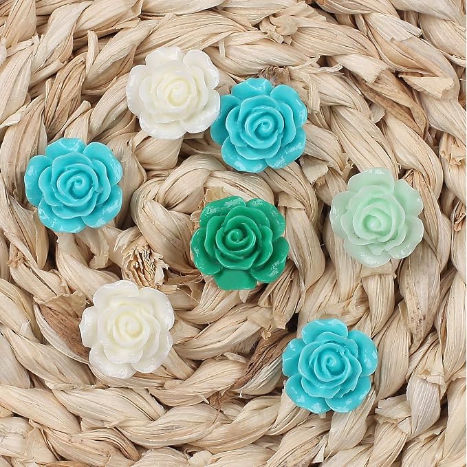 30 Pieces Rose Flower Pushpins Flower Thumb Tacks Cute Decorative Push Pins - Image 5