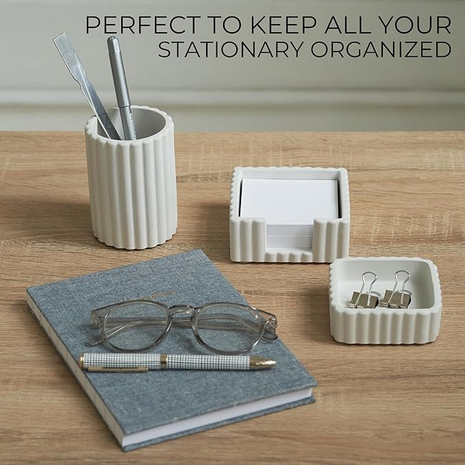 Aesthetic Desk Organizer Set of 3 - Image 3